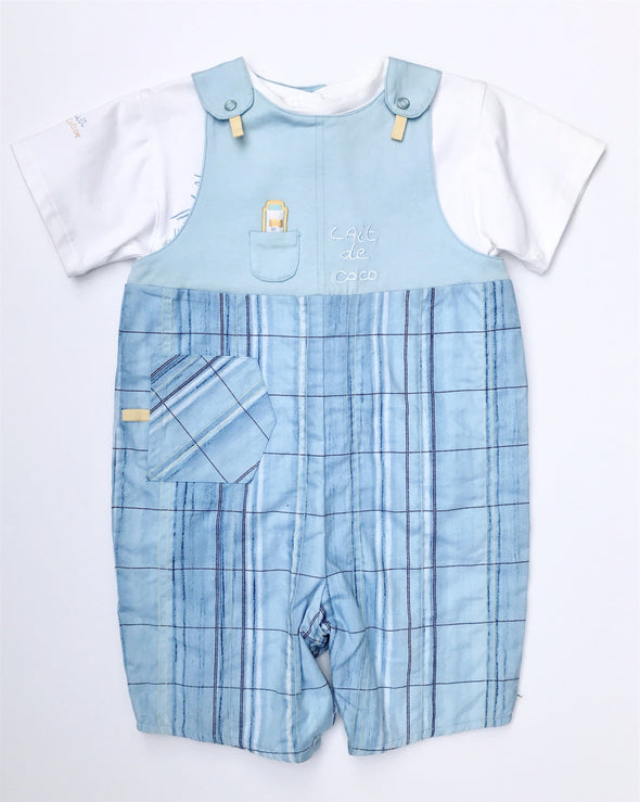 marese of France infant boys 2Pc short sleeve romper