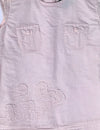 IKKS Of France Infant Girls Pale Pink Cap Sleeve Cotton Dress