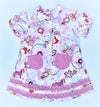 Oilily Girls Multi Prints and Ruffles Dress