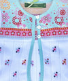 Oilily Short Sleeve Bolero/Cardigan Sweater with Floral Embroidery