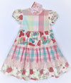 ROOM SEVEN Girls Spring/Summer Tiered Floral Cap Sleeve Dress