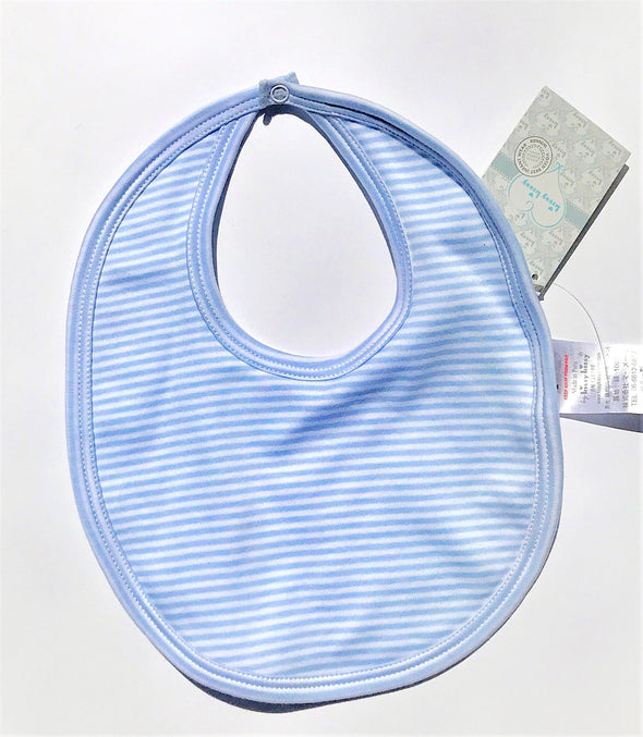 Kissy Kissy 1Pc Light Blue Stripes Bib