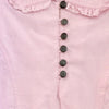 3pommes Spring Light Pink 100% Cotton Denim Dress