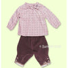 Les Bebes by Floriane of France 2pc Fall/Winter Dressy Pant Set