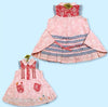 Oilily Girls Multi Prints and Ruffles Dress