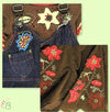 Pampolina Girls Fall/Winter 2Pc Ankle Long Denim/Corduroy Jumper Set