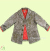 Pampolina Girls Olive/ Silver Jacket